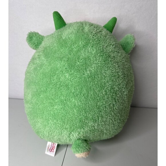 Fuzzamallows Green  Goat-Llama Plush By Jazware Polyester Fibers12 inches - Picture 2 of 7